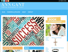 Tablet Screenshot of anngant.com